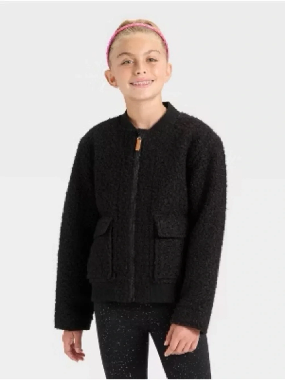 Cat & Jack Faux Fur Aviator Jacket